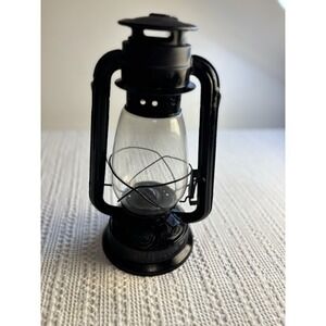 Lamplight Farms Aluminum Black Lantern Oil Lamp Lantern, Camping Hiking Outdoors